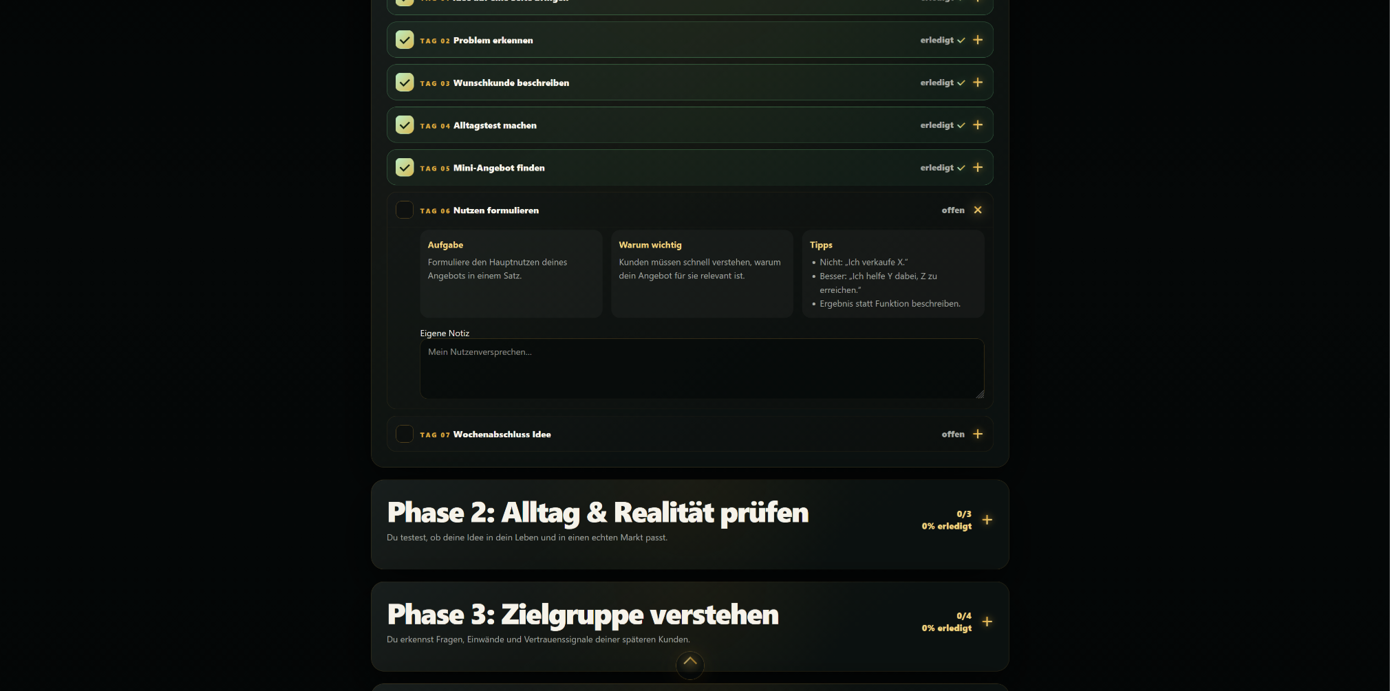 Feierabend-Gründerplan Beispielbild 2